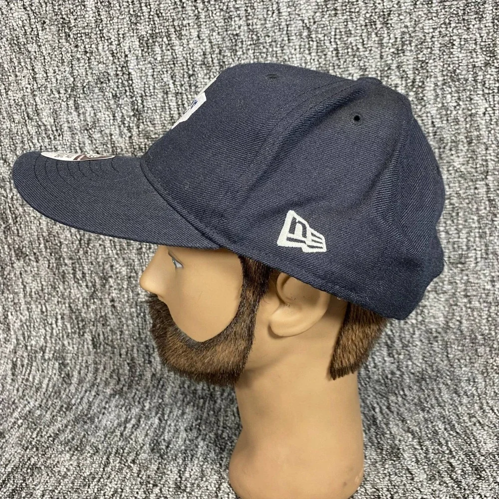 Vtg New Era Toronto Maple Leafs Hat Snapback Deadstock Blue NHL Cap Medium/Large